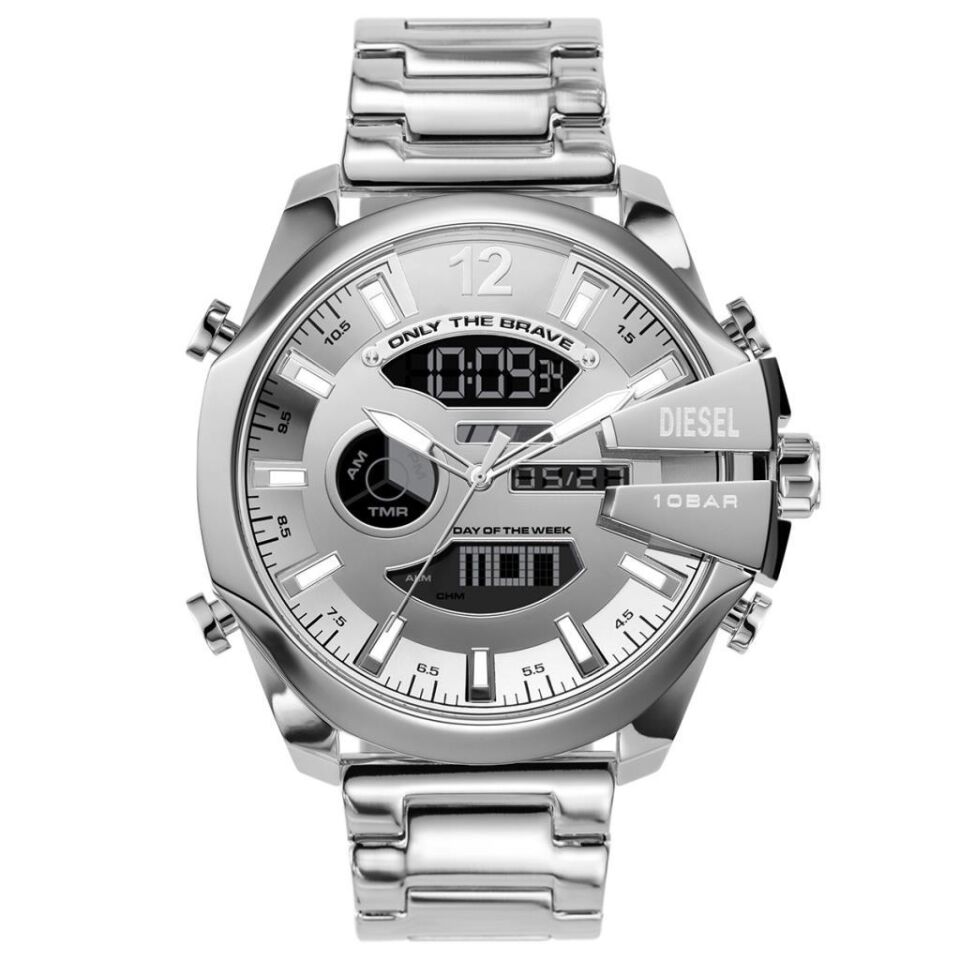 Diesel DZ4648 Quartz Çelik Gri 10 ATM 51 mm Erkek Kol Saati