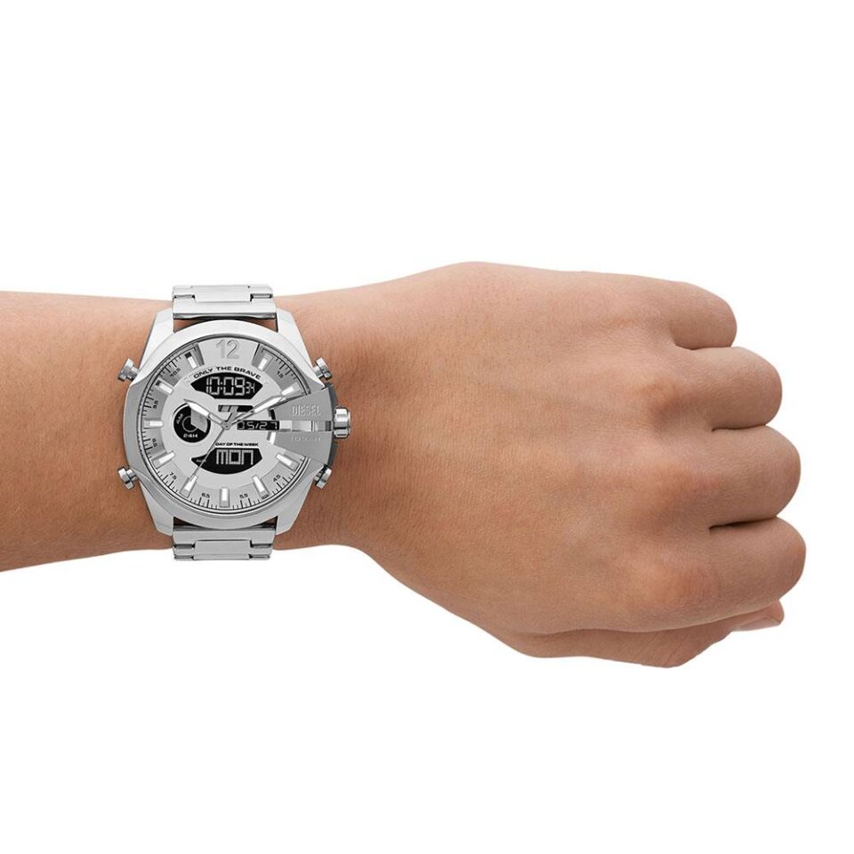 Diesel DZ4648 Quartz Çelik Gri 10 ATM 51 mm Erkek Kol Saati