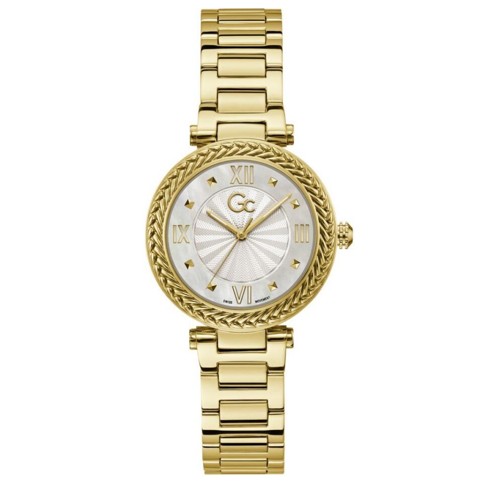 Gc GCZ41001L1MF Quartz Çelik Altın Rengi 10 ATM 34 mm Kadın Kol Saati
