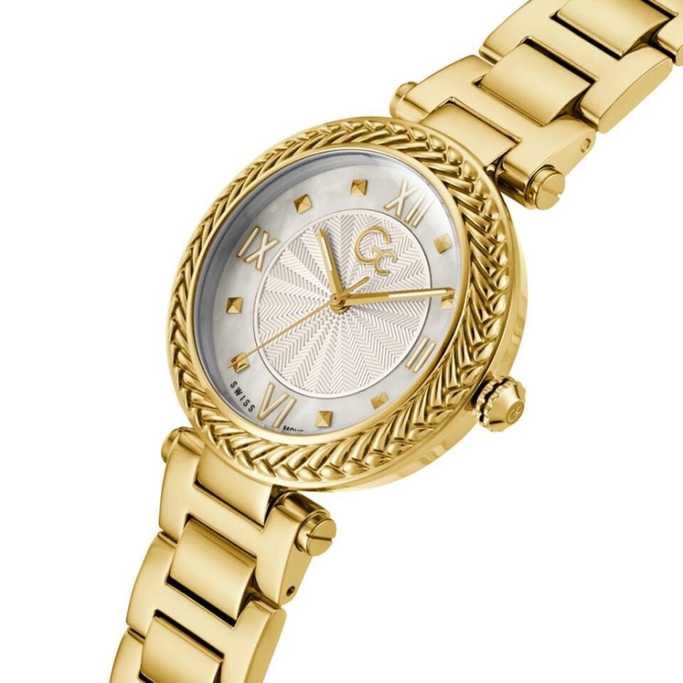 Gc GCZ41001L1MF Quartz Çelik Altın Rengi 10 ATM 34 mm Kadın Kol Saati