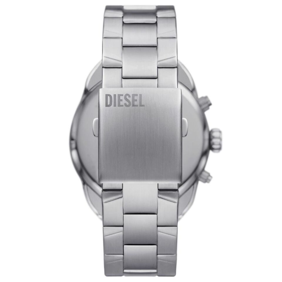 Diesel DZ4655 Quartz Çelik Metalik Gri Mavi Kadran 49 mm Erkek Kol Saati