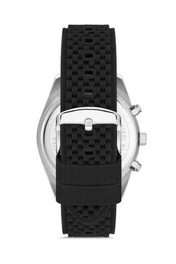 Ferro Siyah Silikon Kordon Erkek Kol Saati FM31920D-J Tüm Fonksiyonlar Aktif 3 ATM Su Geçirmez