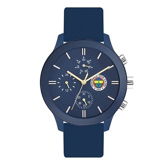 Quantum F1085.999 Quartz Silikon Lacivert 45 mm Fenerbahçe Taraftar Erkek Kol Saati