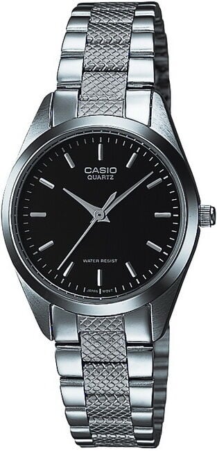 Casio LTP-1274D-1ADF Quartz Çelik Gri Siyah Kadran 26 mm Kadın Kol Saati