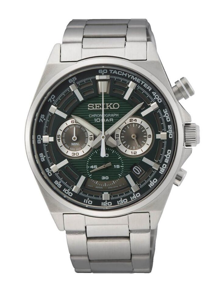 Seiko SSB405P 41 mm Gri Kronolu Çelik Erkek Kol Saati