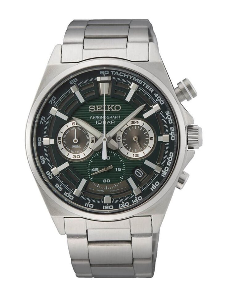 Seiko SSB405P 41 mm Gri Kronolu Çelik Erkek Kol Saati