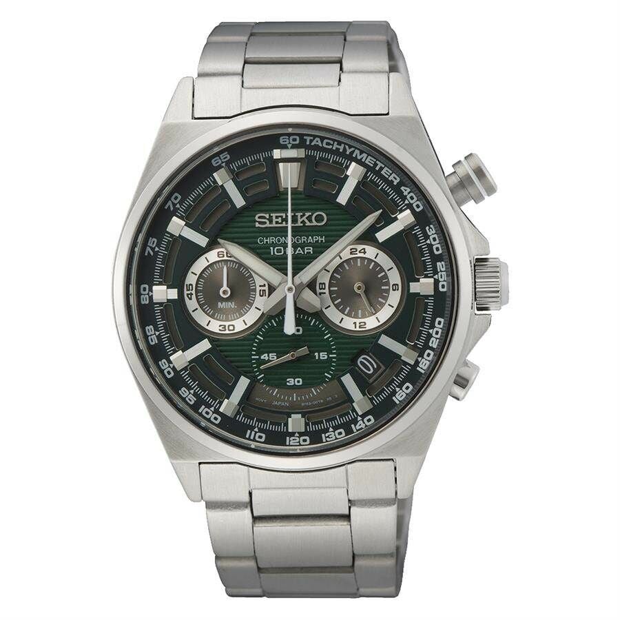 Seiko SSB405P 41 mm Gri Kronolu Çelik Erkek Kol Saati