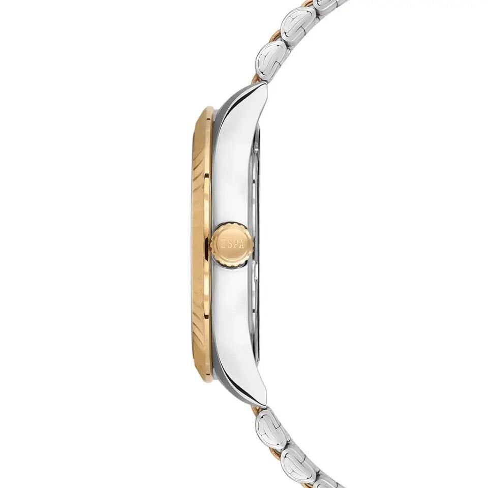 U.s. Polo Assn. USPA1111-08 Quartz Çelik Altın/Gri Füme Kadran Erkek Kol Saati