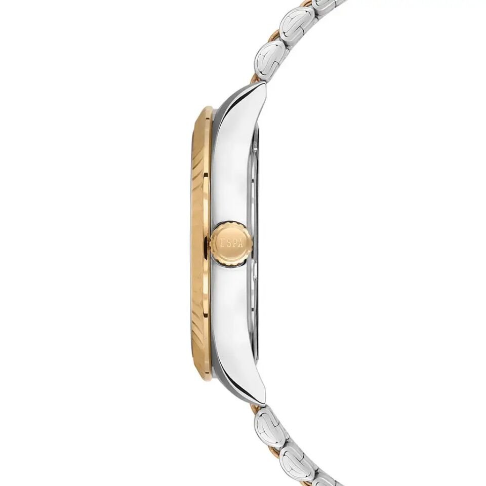 U.s. Polo Assn. USPA1111-08 Quartz Çelik Altın/Gri Füme Kadran Erkek Kol Saati