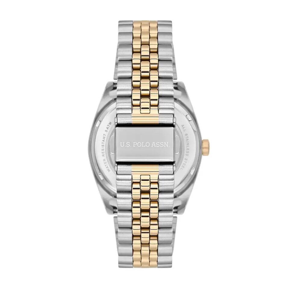 U.s. Polo Assn. USPA1111-08 Quartz Çelik Altın/Gri Füme Kadran Erkek Kol Saati