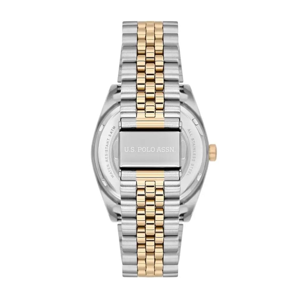 U.s. Polo Assn. USPA1111-08 Quartz Çelik Altın/Gri Füme Kadran Erkek Kol Saati