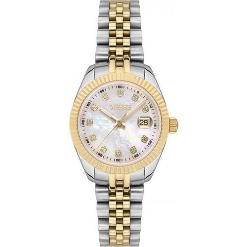 Wesse WWL302801 Quartz Çelik Gold/Gri 32 mm Kadın Kol Saati