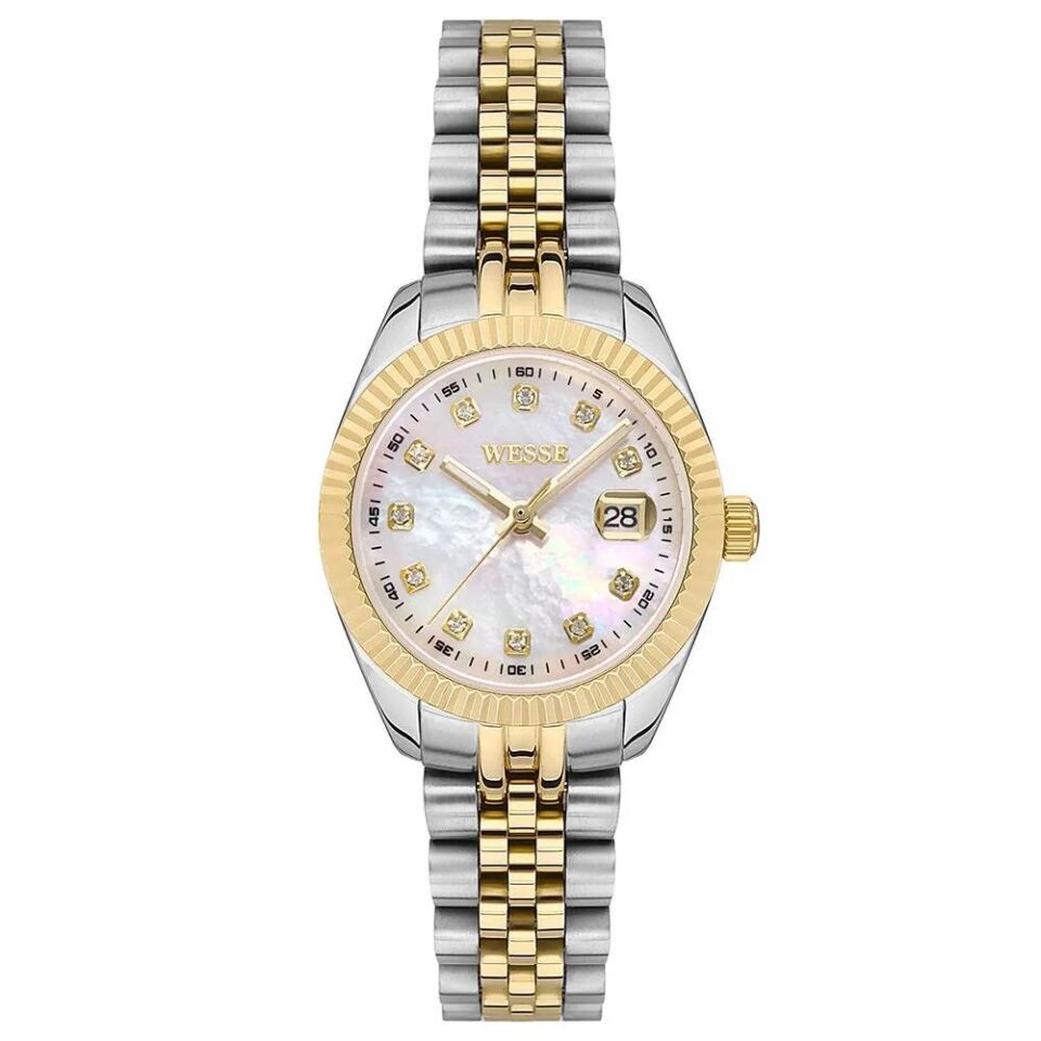 Wesse WWL302801 Quartz Çelik Gold/Gri 32 mm Kadın Kol Saati