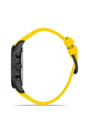 Ferro Sarı Silikon Kordon Erkek Kol Saati FM31359D-ZN Tüm Fonksiyonları Aktif 3 ATM Su Geçirmez