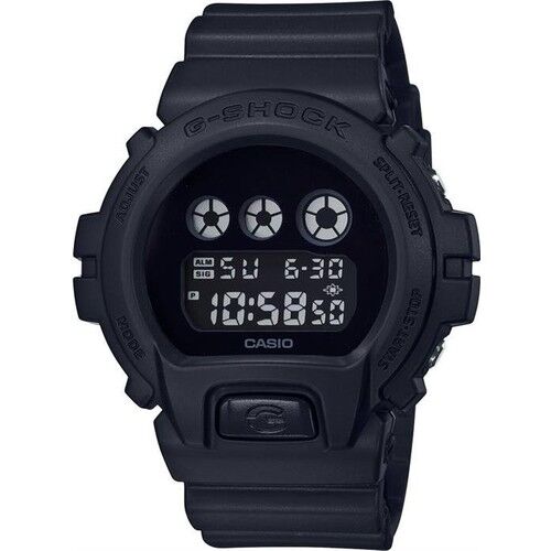 Casio DW-6900BBA-1DR Quartz Dijital Silikon Siyah 20 ATM 50 mm Erkek Kol Saati