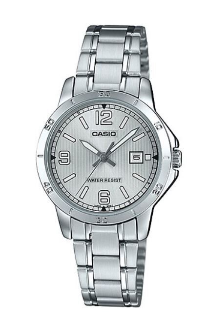 Casio LTP-V004D-7B2UDF Quartz Çelik Gri 30 mm Kadın Kol Saati