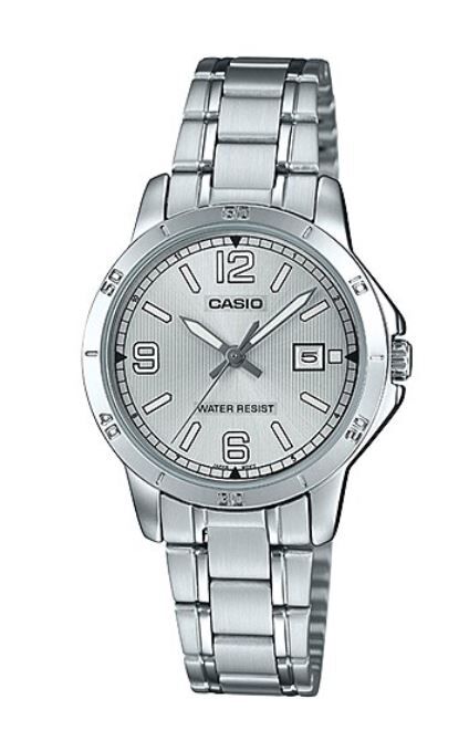 Casio LTP-V004D-7B2UDF Quartz Çelik Gri 30 mm Kadın Kol Saati