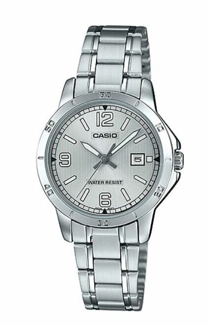 Casio LTP-V004D-7B2UDF Quartz Çelik Gri 30 mm Kadın Kol Saati