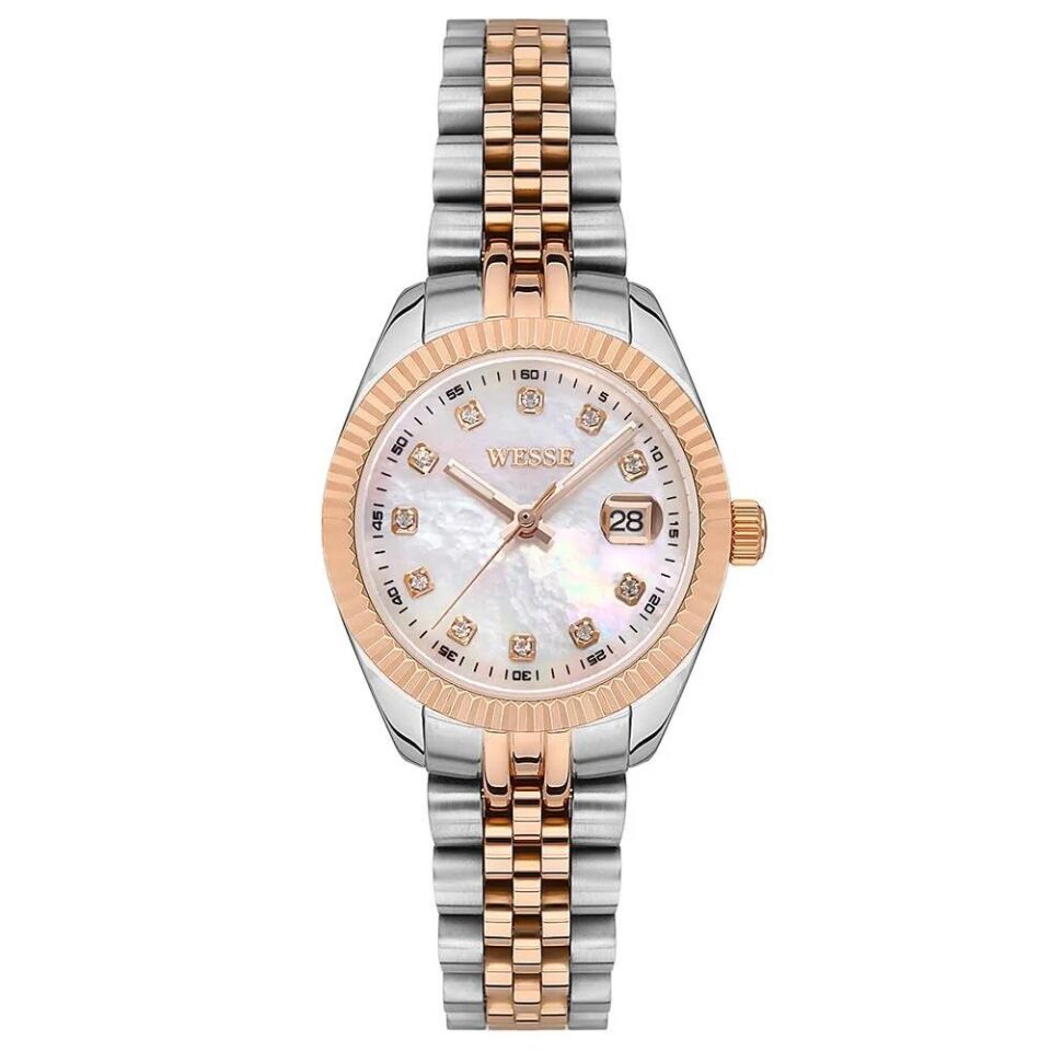 Wesse WWL302804 Quartz Çelik Rose/Gri 32 mm Kadın Kol Saati