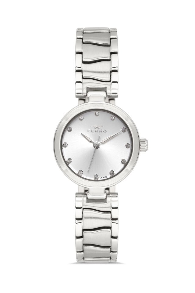 Ferro FL21617AWT-A Quartz Çelik Gri 26 mm Kadın Kol Saati