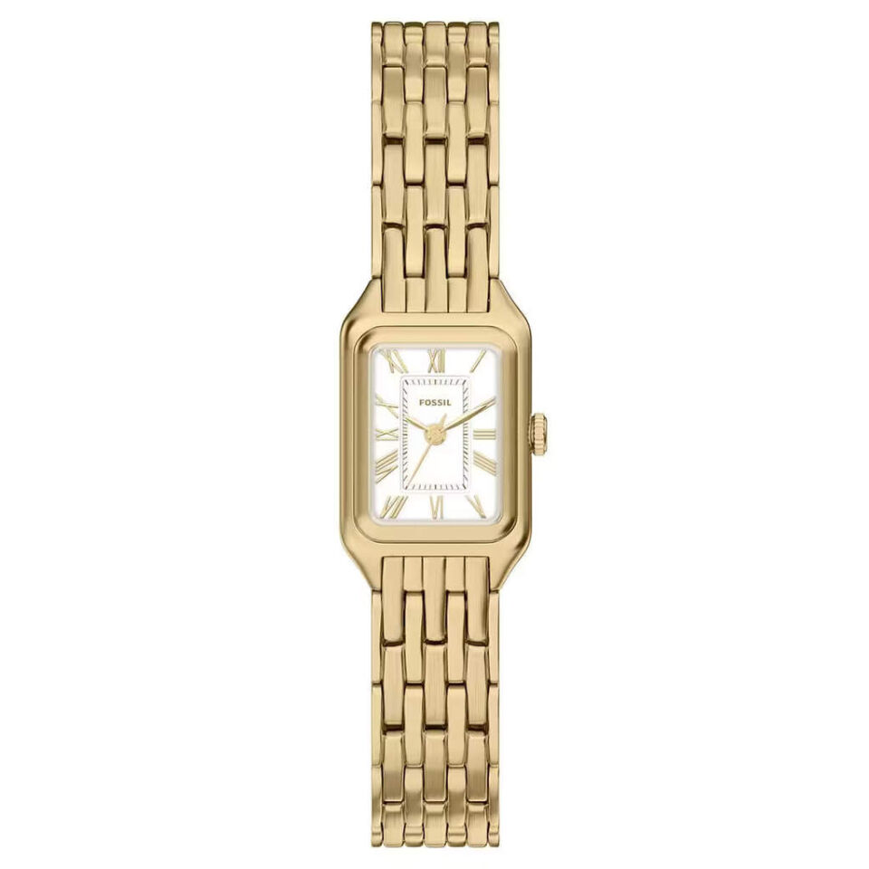 Fossil FES5467 Quartz Çelik Altın Rengi 18 mm Kadın Kol Saati