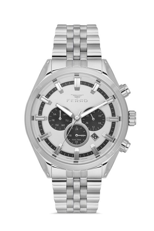 Ferro FM11507A-A Quartz Çelik Gri 41 mm Erkek Kol Saati