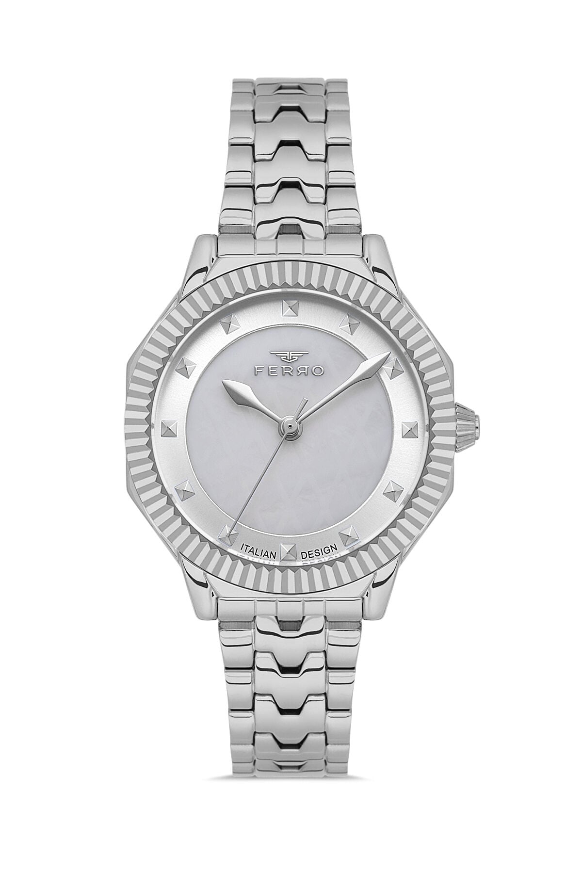 Ferro FL21632AWT-A Quartz Çelik Gri 32 mm Kadın Kol Saati