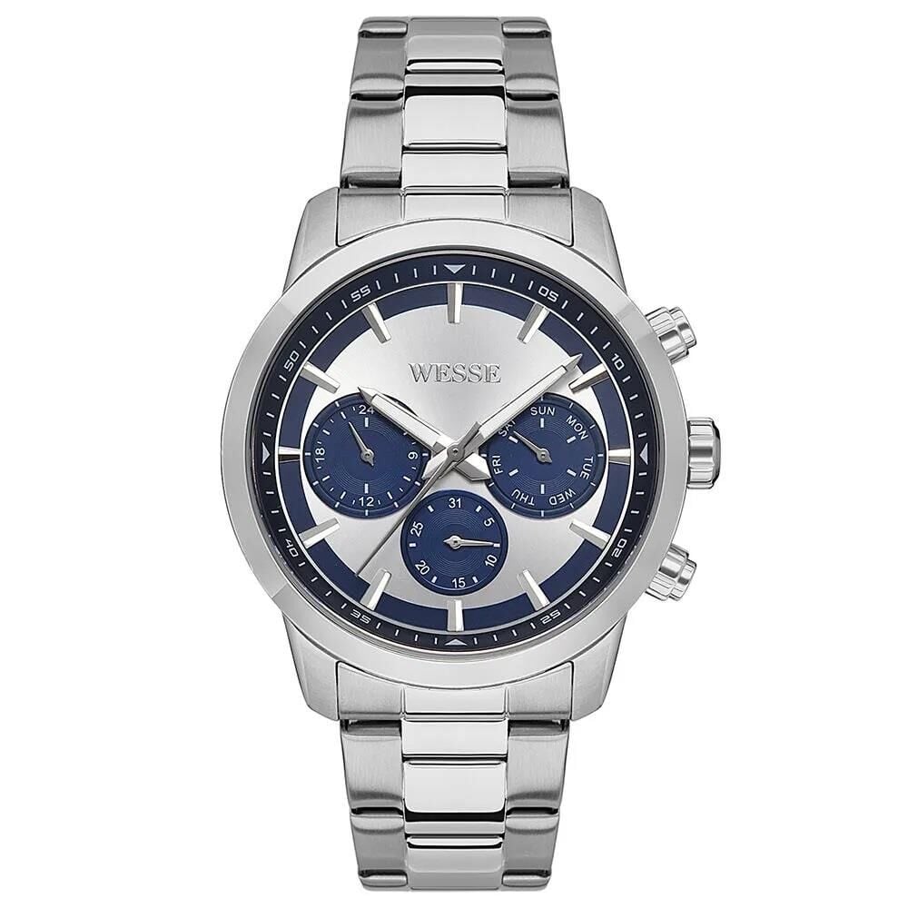 Wesse WWG207203 Quartz Çelik Gri 44 mm Erkek Kol Saati