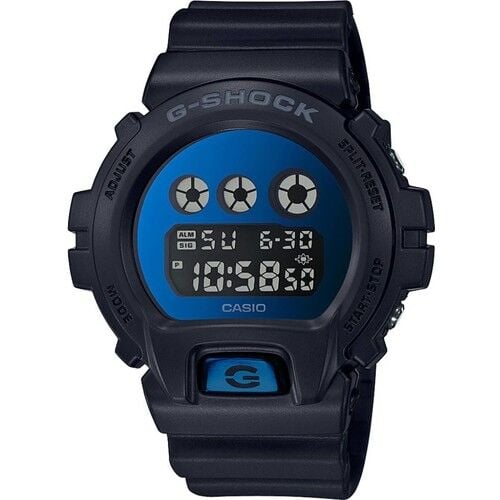 Casio DW-6900MMA-2DR Quartz Silikon Siyah 20 ATM 50 mm Erkek kol Saati