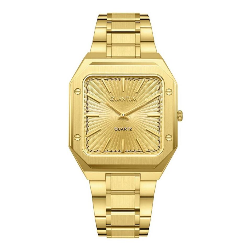 Quantum HNG1289.110 Quartz Çelik Gold 10 ATM 38 mm Erkek Kol Saati