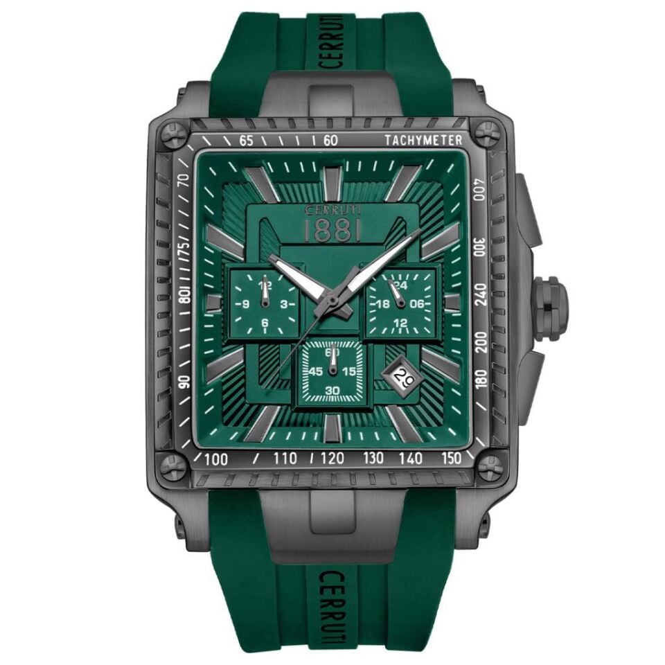 Cerruti 1881 CIWGO0018504 43 mm Yeşil Erkek Kol Saati