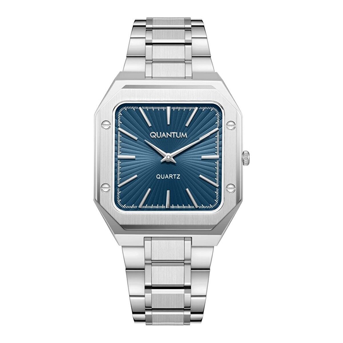 Quantum HNG1289.390 Quartz Çelik Gri Lacivert Kadran 10 ATM 41 mm Erkek Kol Saati