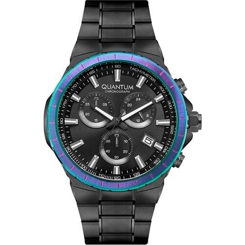 Quantum HNG813.650 46 mm Siyah Erkek Saat