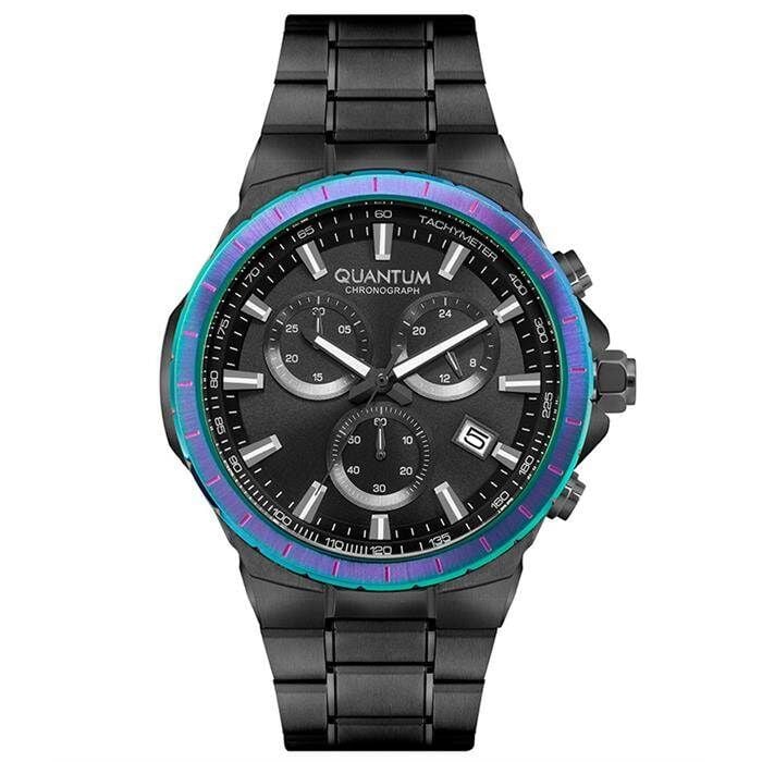 Quantum HNG813.650 46 mm Siyah Erkek Saat