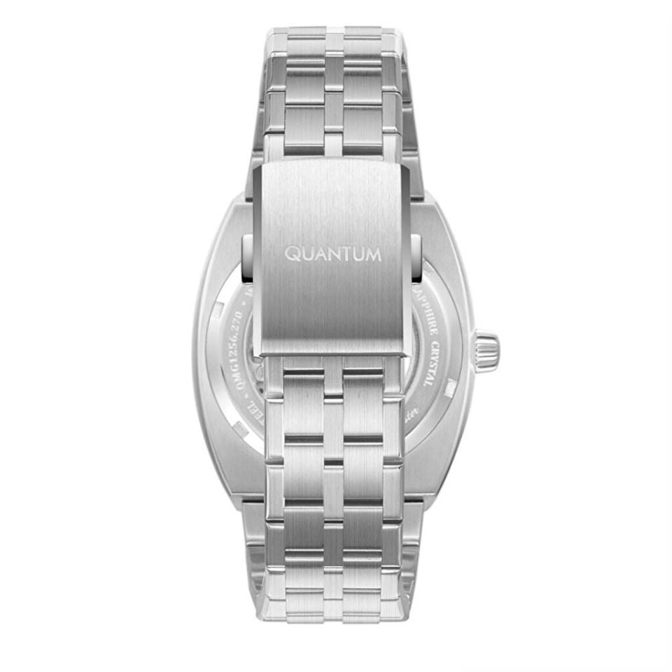 Quantum QMG1256.370 Otomatik Çelik Gri Yeşil Kadran Safir Cam 10 ATM 41 mm Erkek Kol Saati