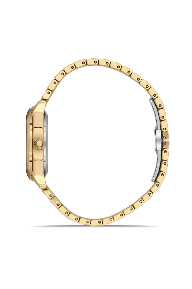 Ferro FL21632AWT-B Quartz Çelik Altın Rengi 32 mm Kadın Kol Saati