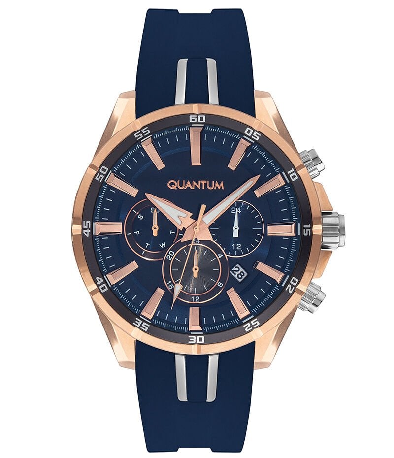 Quantum PWG909.499 46 mm Lacivert Erkek Kol Saati