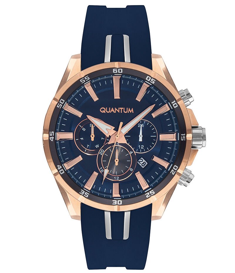 Quantum PWG909.499 46 mm Lacivert Erkek Kol Saati