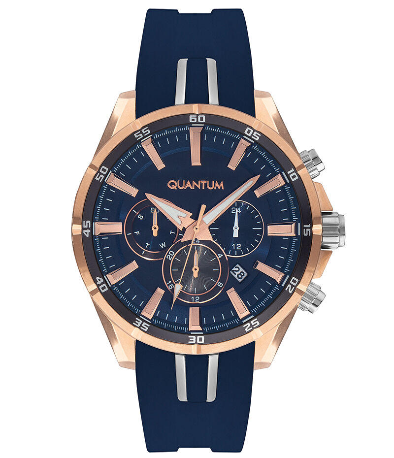 Quantum PWG909.499 46 mm Lacivert Erkek Kol Saati