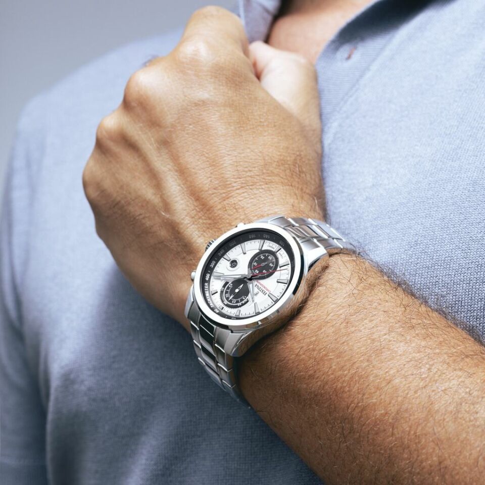 Festina F20694/1 Quartz Çelik Gri 10 ATM 44 mm Erkek Kol Saati