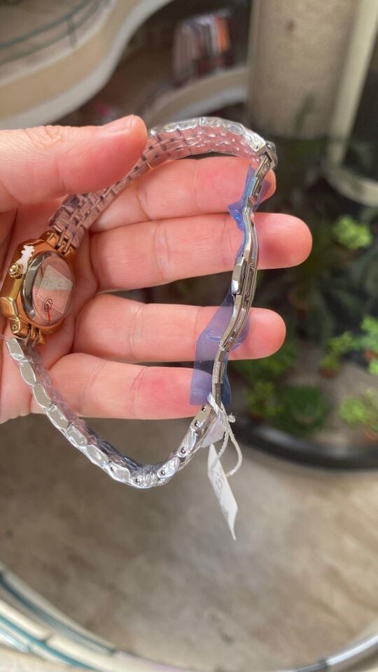 Ferro Quartz Çelik Altın/Gri 23 mm Kadın Kol Saati