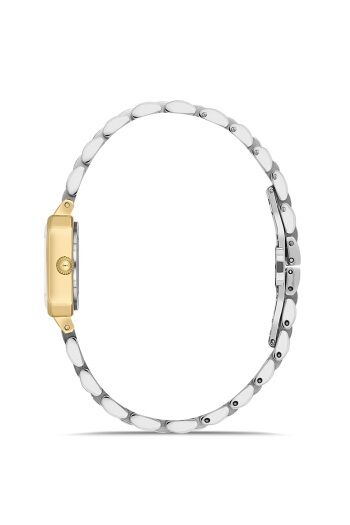 Ferro Quartz Çelik Altın/Gri 23 mm Kadın Kol Saati
