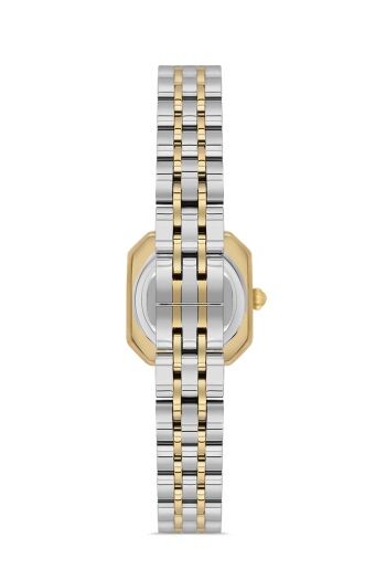 Ferro Quartz Çelik Altın/Gri 23 mm Kadın Kol Saati