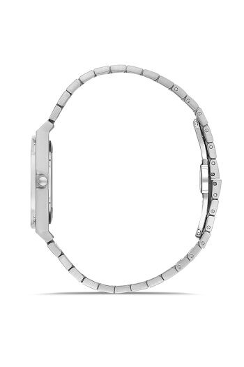 Ferro Quartz Çelik Altın/Gri Gümüş Kadran 32 mm Kadın Kol Saati