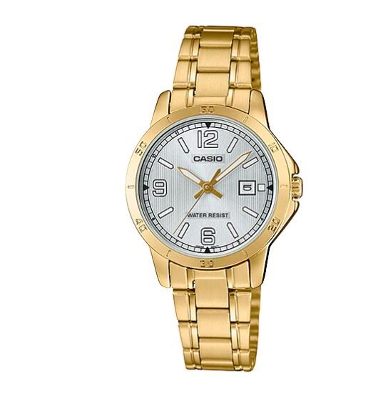 Casio LTP-V004G-7B2UDF Quartz Çelik Altın Rengi 30 mm Kadın Kol Saati