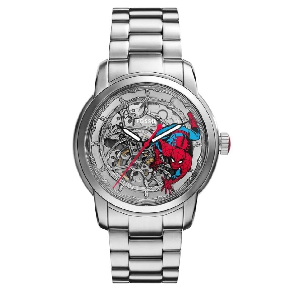 Fossil FLE1197SET Marvel x Fossil Limited Edition SPIDER-MAN Erkek Kol Saati
