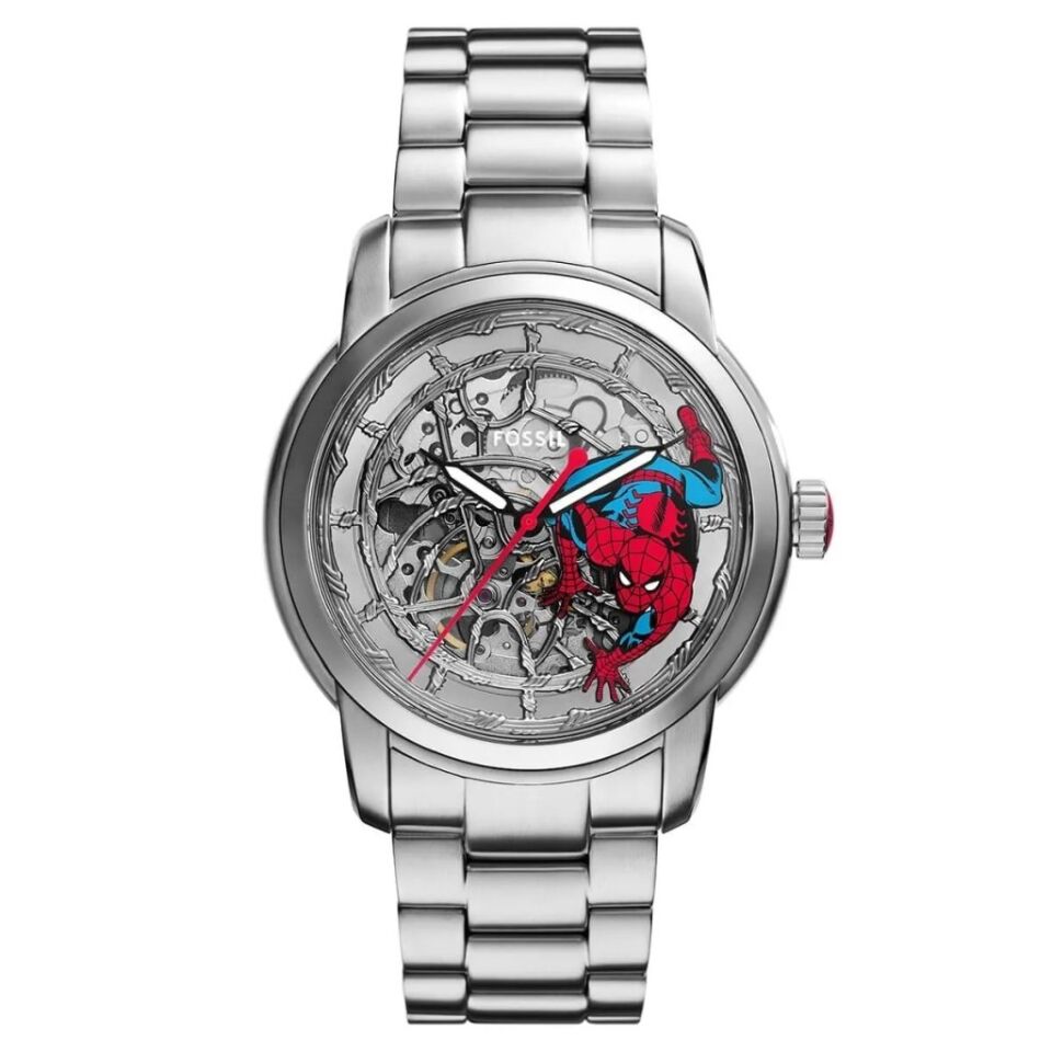 Fossil FLE1197SET Marvel x Fossil Limited Edition SPIDER-MAN Erkek Kol Saati