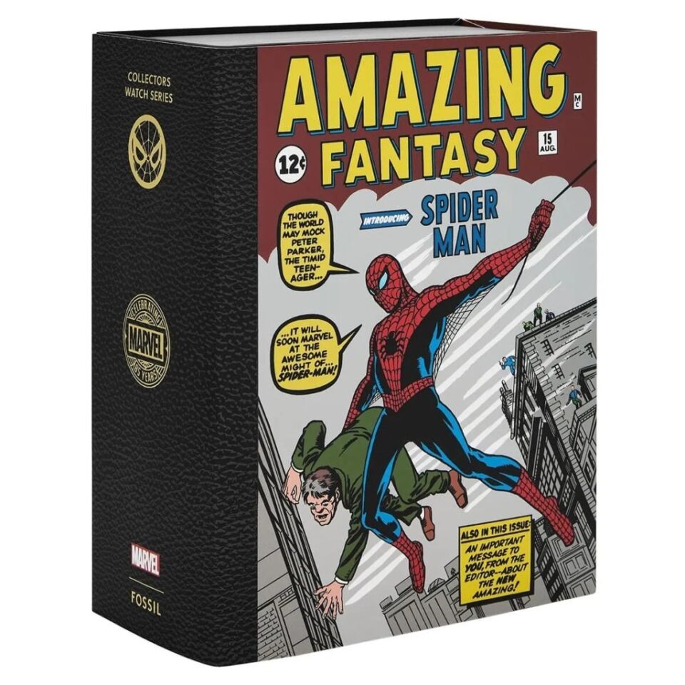Fossil FLE1197SET Marvel x Fossil Limited Edition SPIDER-MAN Erkek Kol Saati