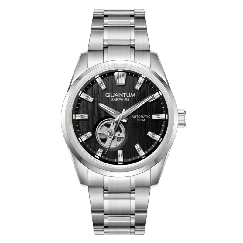 Quantum QMG1192.350 Otomatik Çelik Gri Siyah Kadran 10 ATM 41 mm Erkek Kol Saati