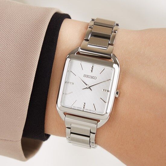 Seiko SWR073P Quartz Çelik Gri 26 mm Kadın Kol Saati